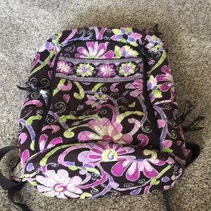 Vera Bradley backpack with laptop pouch